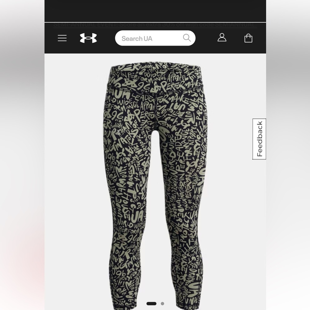 Under‎ Armour Motion Printed  Graphic Leggings-NWT- retail 35